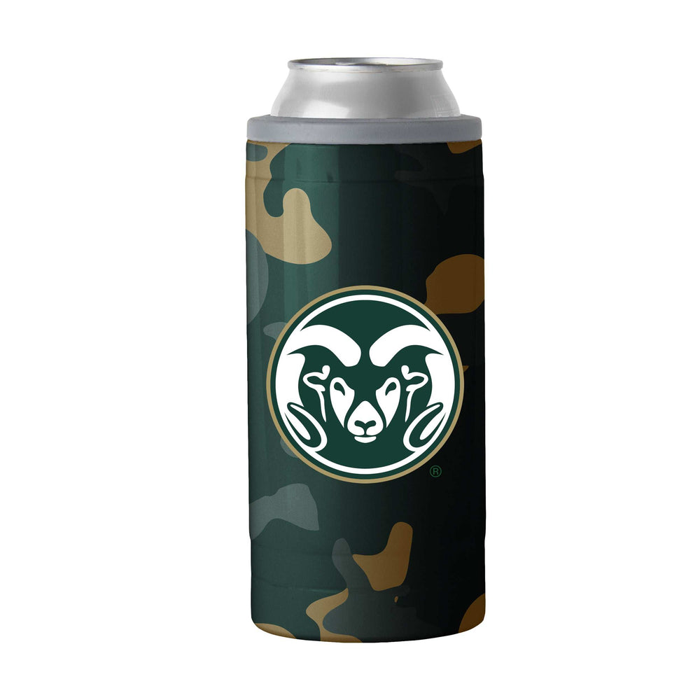 Colorado State Camo Swagger 12oz Slim Can Coolie - Logo Brands - Flyclothing LLC