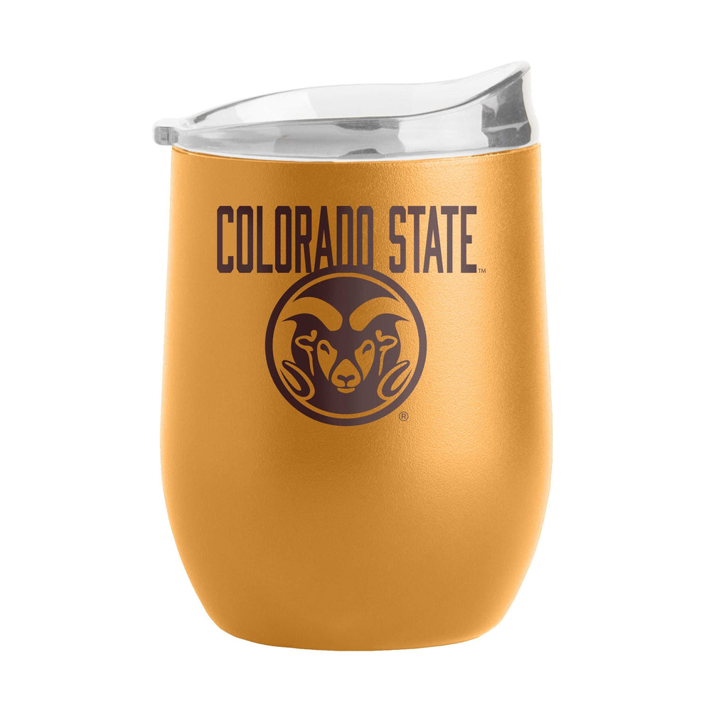 Colorado State 16oz Huddle Powder Coat Curved Bev - Logo Brands - Flyclothing LLC