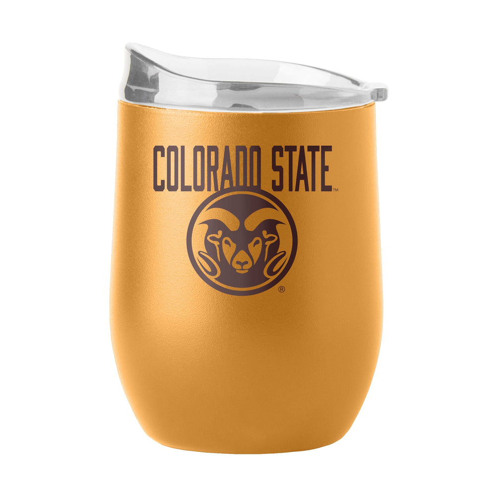 Colorado State 16oz Huddle Powder Coat Curved Bev - Logo Brands - Flyclothing LLC
