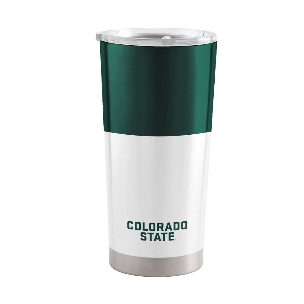 Colorado State Colorblock 20oz Stainless Tumbler - Logo Brands - Flyclothing LLC