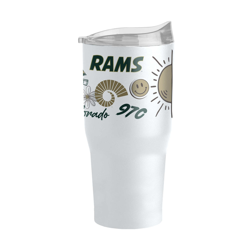 Colorado State 30oz Native Powder Coat Tumbler - Logo Brands - Flyclothing LLC