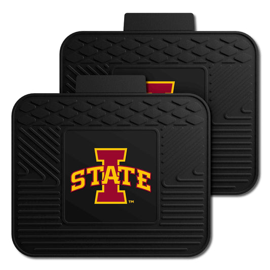 Iowa State Cyclones Back Seat Car Utility Mats - 2 Piece Set - Iowa State