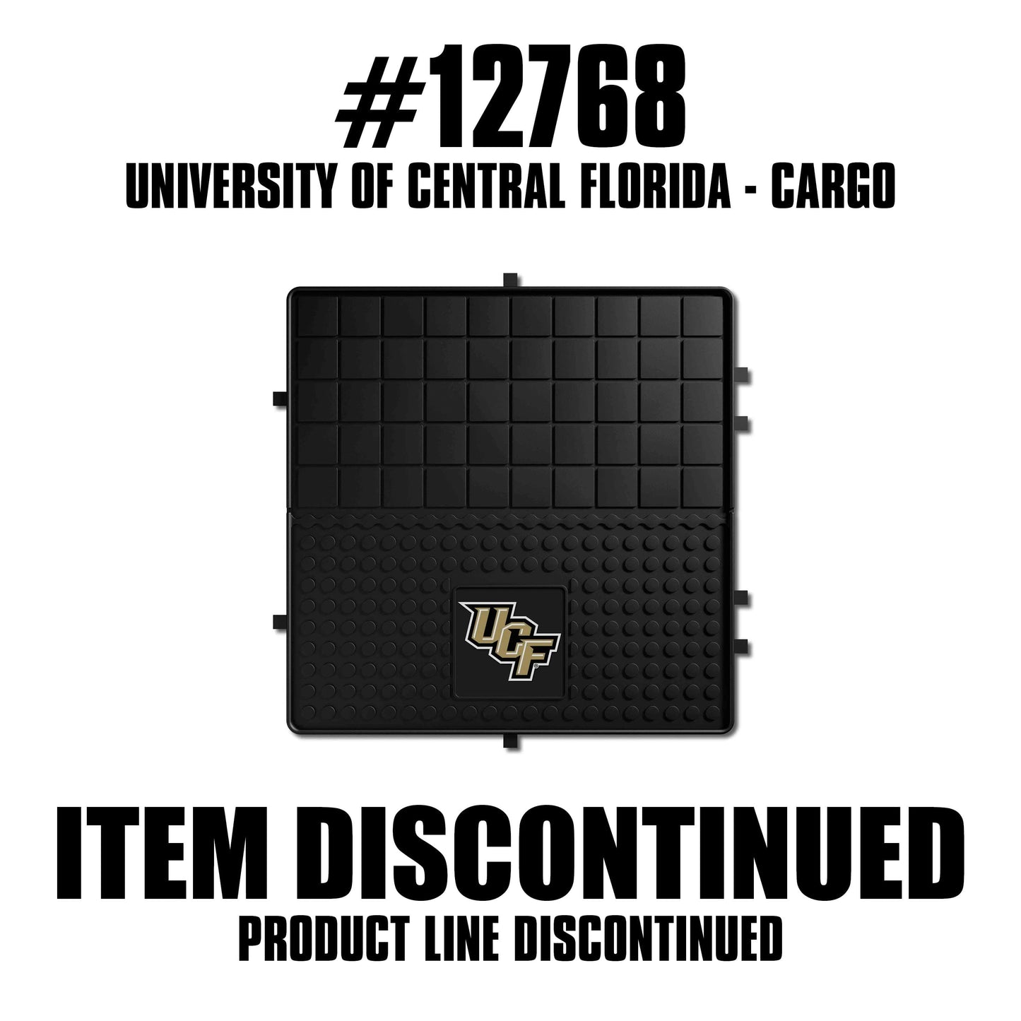 Central Florida Knights Heavy Duty Cargo Mat 31"x31" - Central Florida - Flyclothing LLC