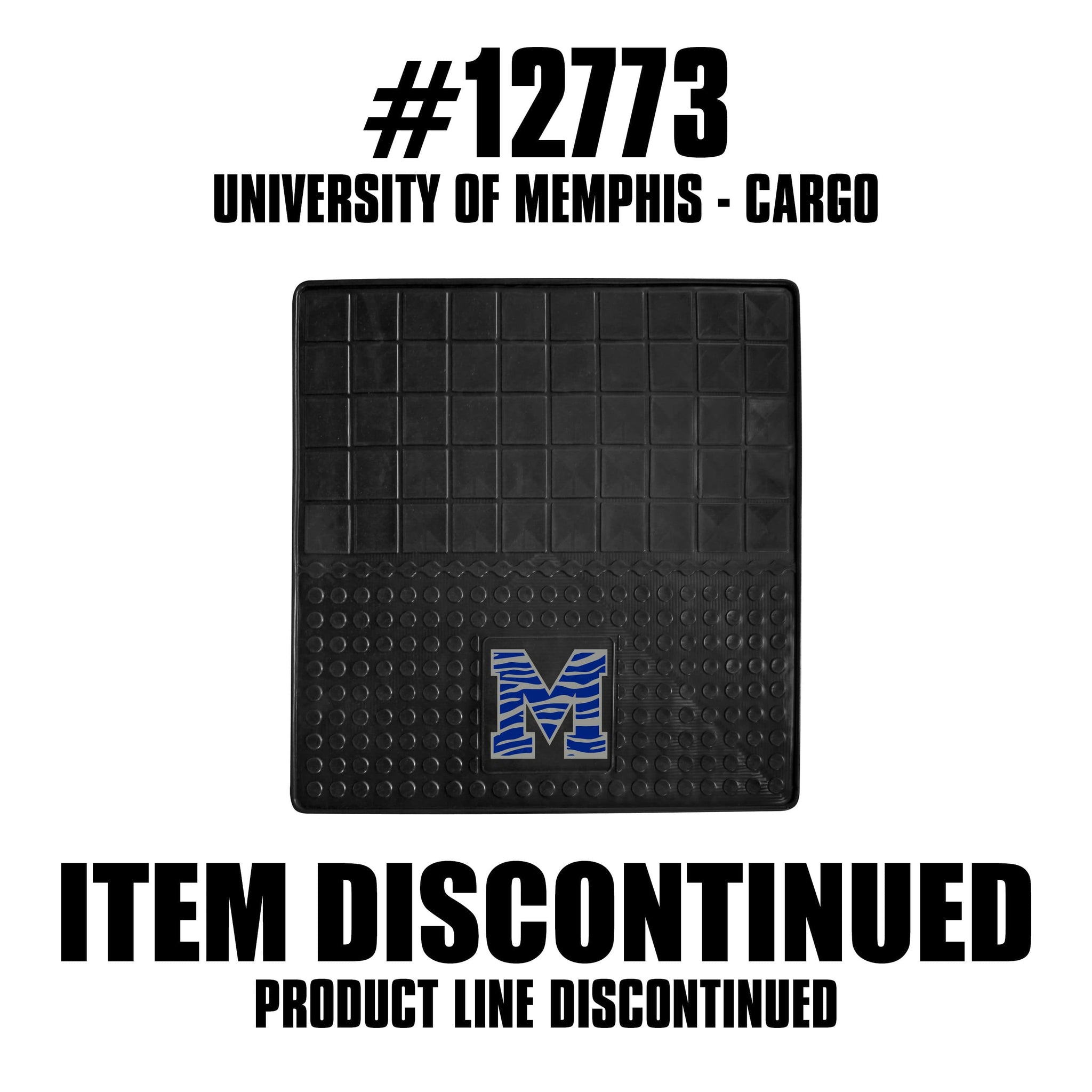 Memphis Tigers Heavy Duty Cargo Mat 31"x31" - Memphis - Flyclothing LLC
