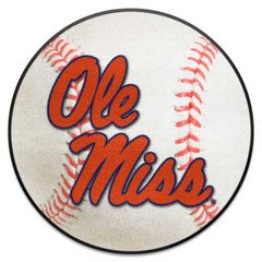 Ole Miss Rebels Baseball Rug - 27in. Diameter - Ole Miss