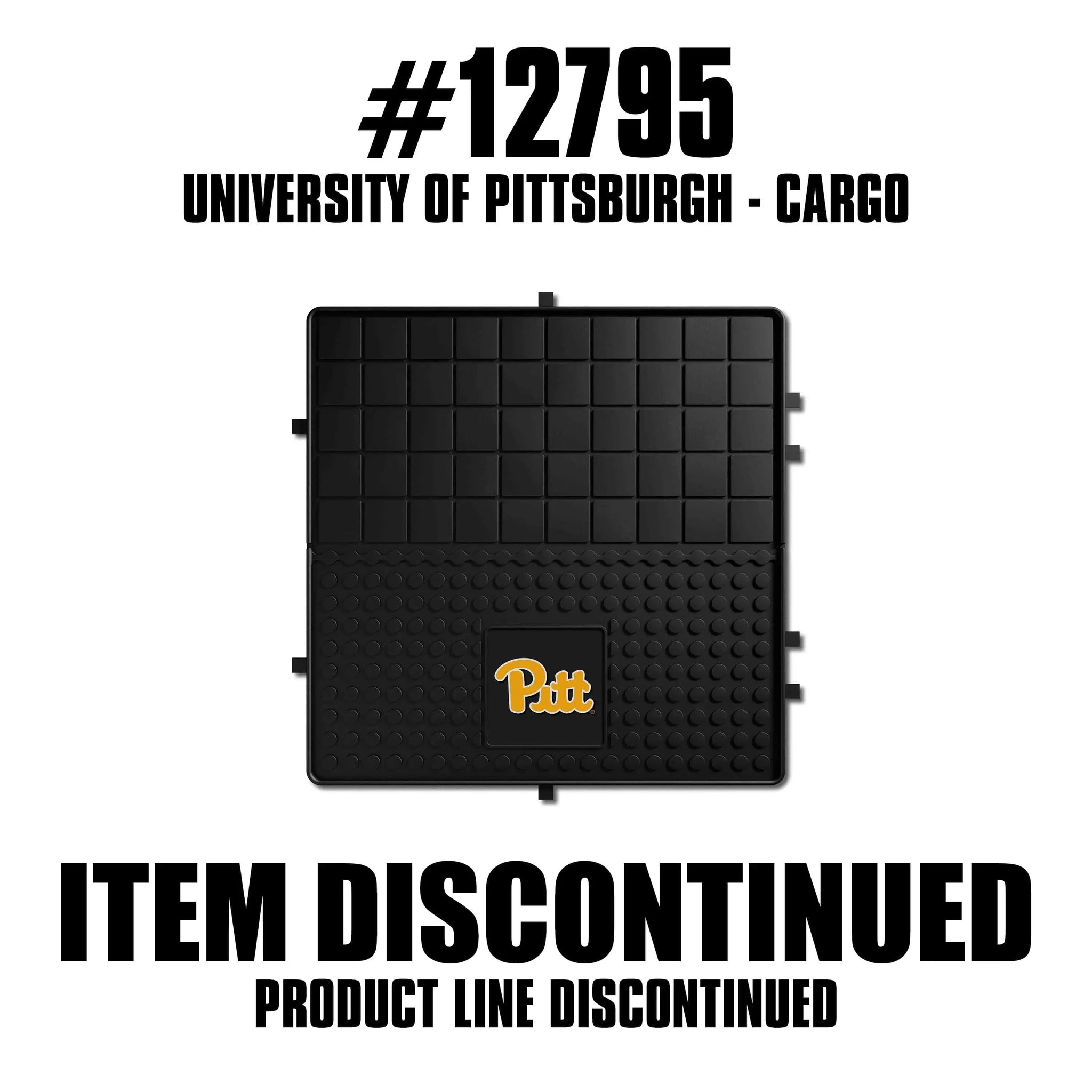 Pitt Panthers Heavy Duty Cargo Mat 31"x31" - Pitt - Flyclothing LLC
