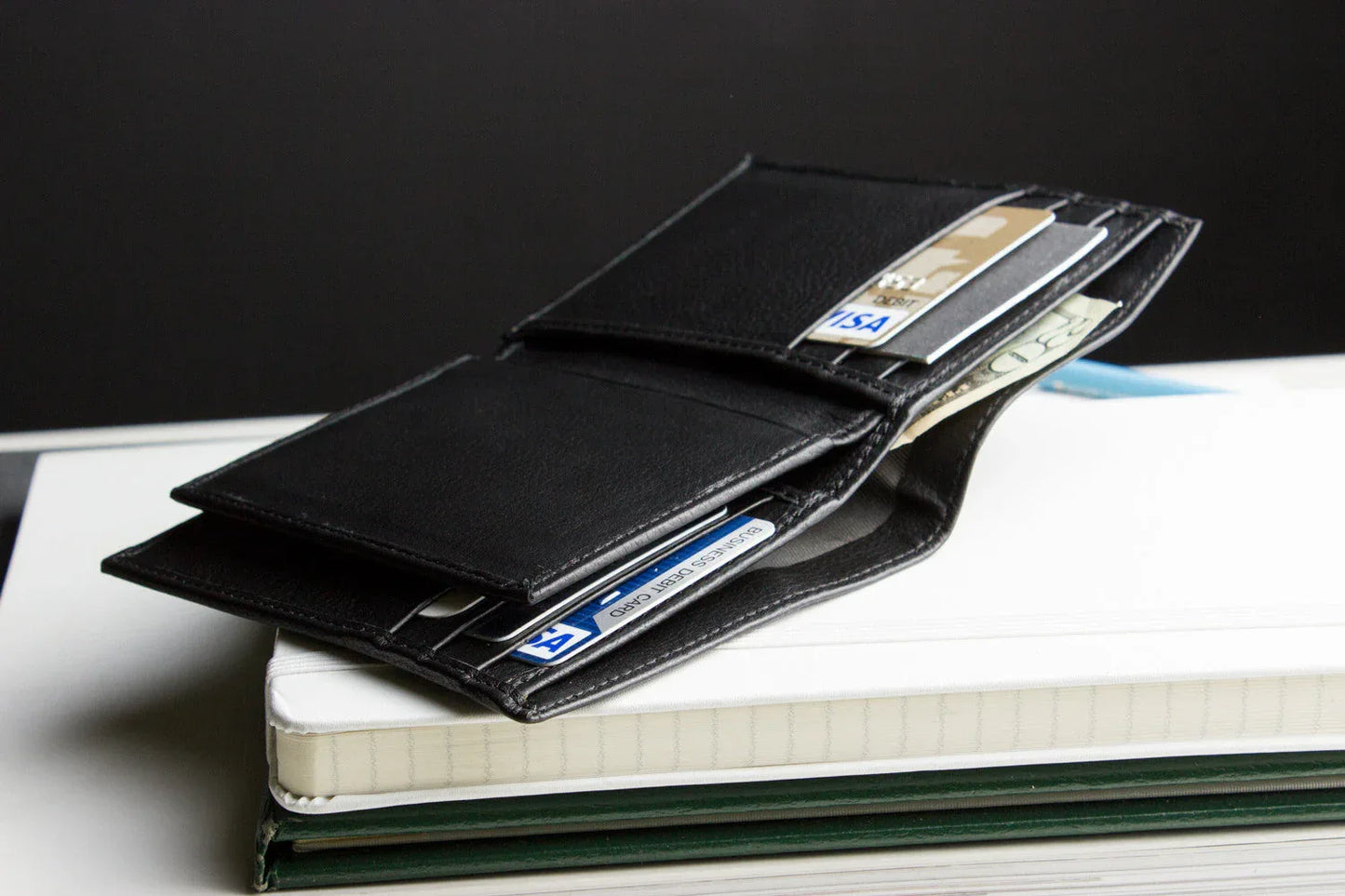 Slimfold Passcase Wallet - Kiko Leather - Flyclothing LLC