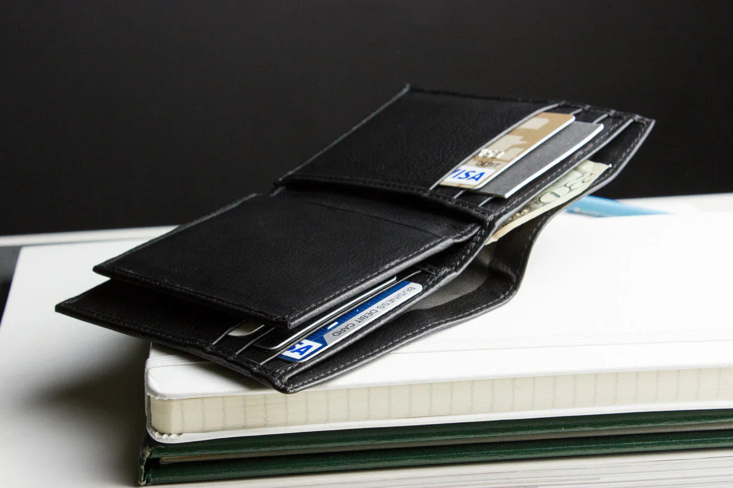 Slimfold Passcase Wallet - Kiko Leather - Flyclothing LLC