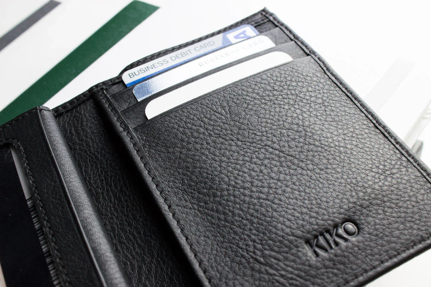 Slimfold Passcase Wallet - Kiko Leather - Flyclothing LLC