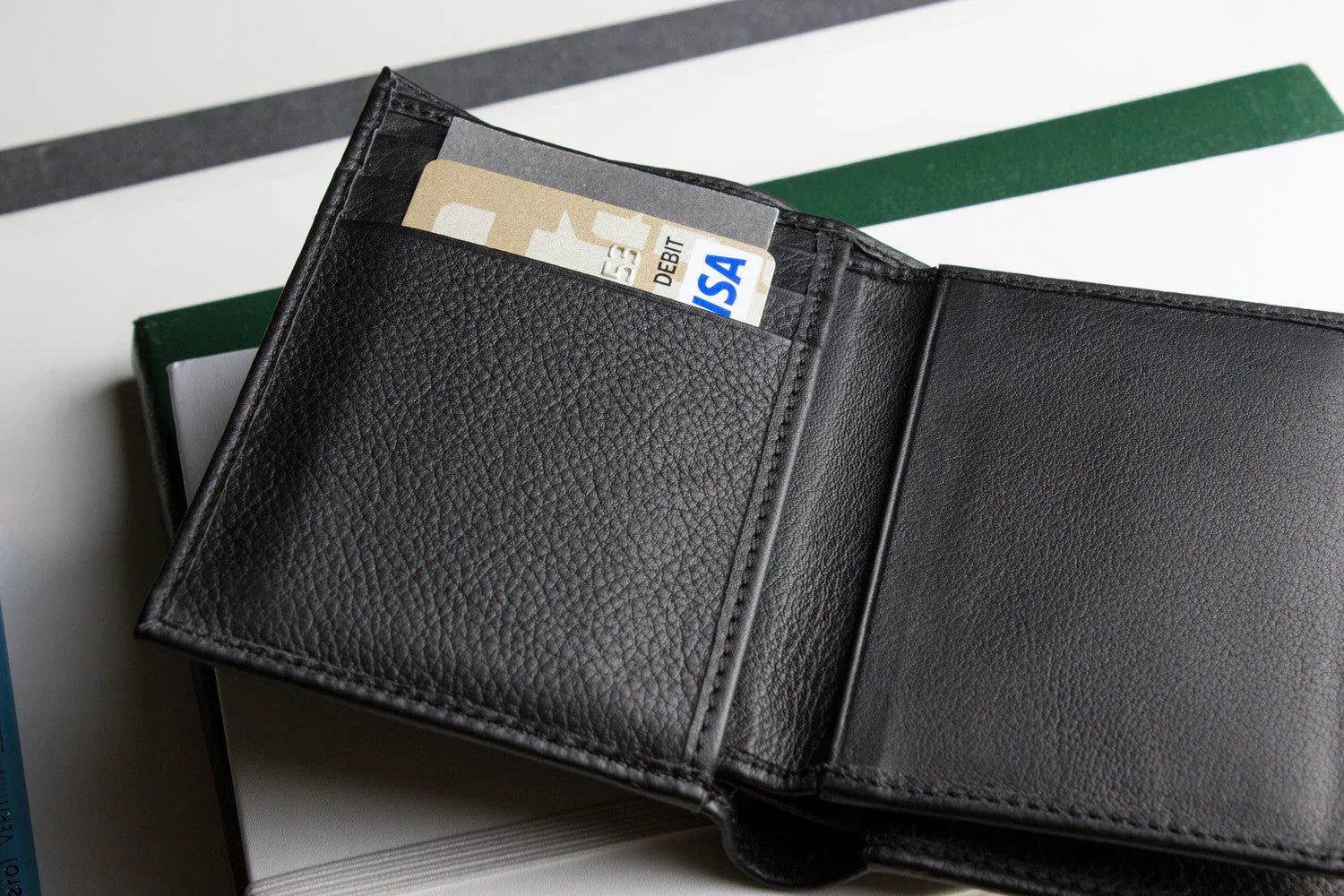 Slimfold Passcase Wallet - Kiko Leather - Flyclothing LLC