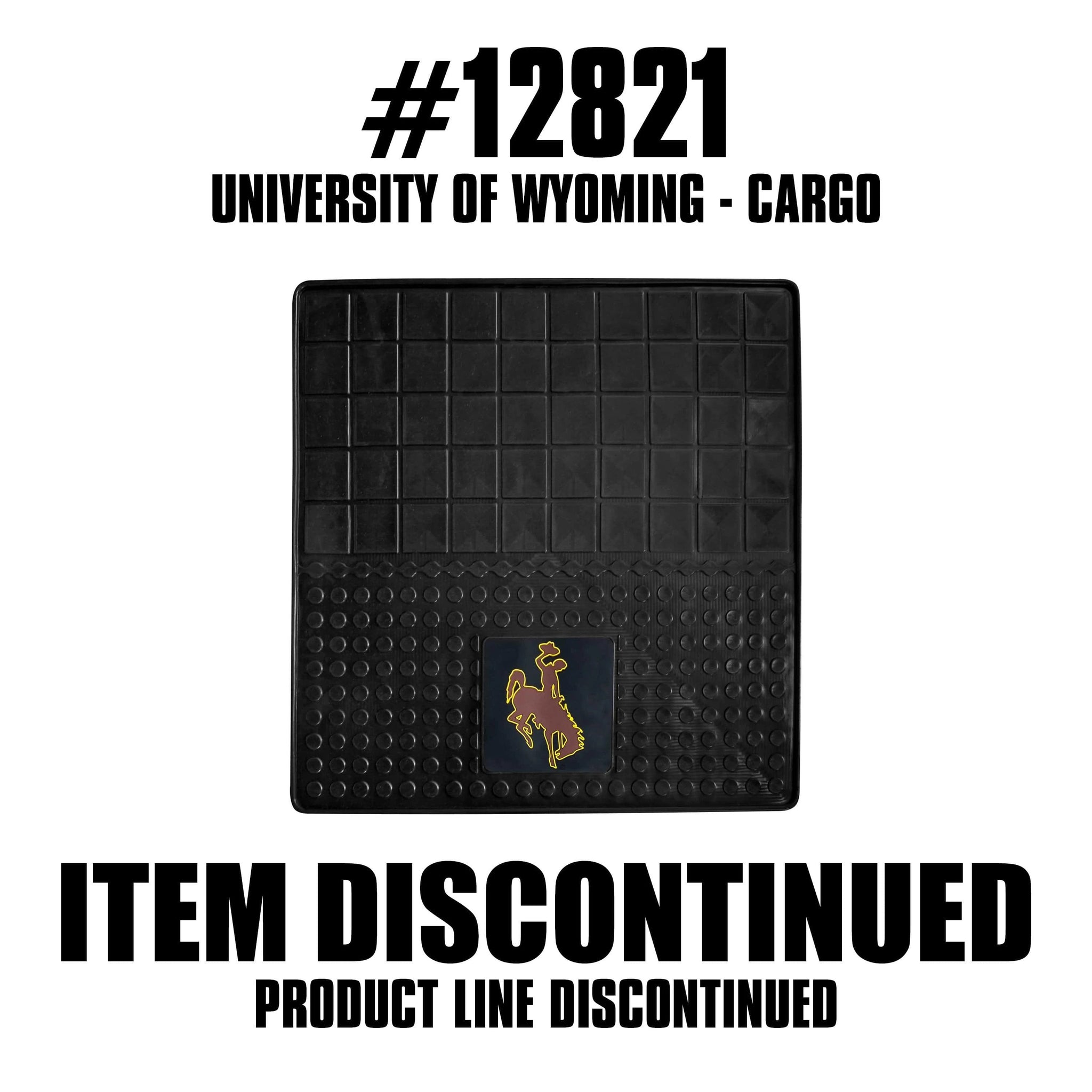 Wyoming Cowboys Heavy Duty Cargo Mat 31"x31" - Wyoming - Flyclothing LLC