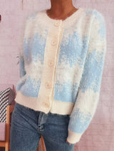 Ribbed Hem Button Up Cardigan - Trendsi - Flyclothing LLC
