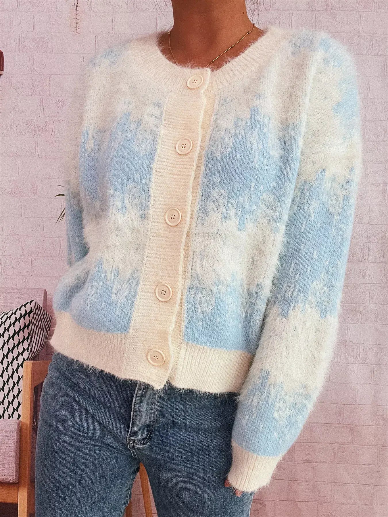 Ribbed Hem Button Up Cardigan - Trendsi - Flyclothing LLC