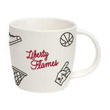 Liberty University 18oz Basketball Playmaker Mug - Logo Brands - Flyclothing LLC