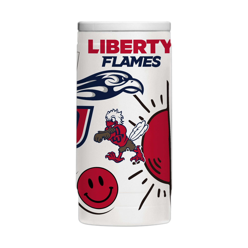 Liberty University 12oz Native Powdercoat SlimCan Coolie - Logo Brands - Flyclothing LLC