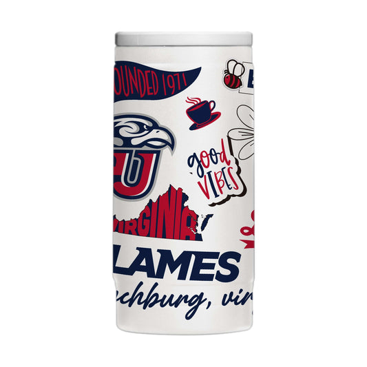 Liberty University 12oz Native Powdercoat SlimCan Coolie - Logo Brands - Flyclothing LLC