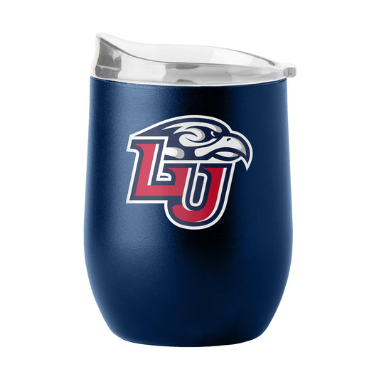 Liberty University 16oz Flipside Powder Coat Curved Bev - Logo Brands - Flyclothing LLC
