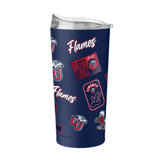 Liberty University 20oz Dreamweave Powder Coat Tumbler - Logo Brands - Flyclothing LLC