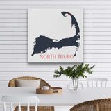 Cape Cod Canvas Customizable Silhouette Wall Decor - Off The Square Designs - Flyclothing LLC