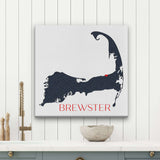 Cape Cod Canvas Customizable Silhouette Wall Decor - Off The Square Designs - Flyclothing LLC