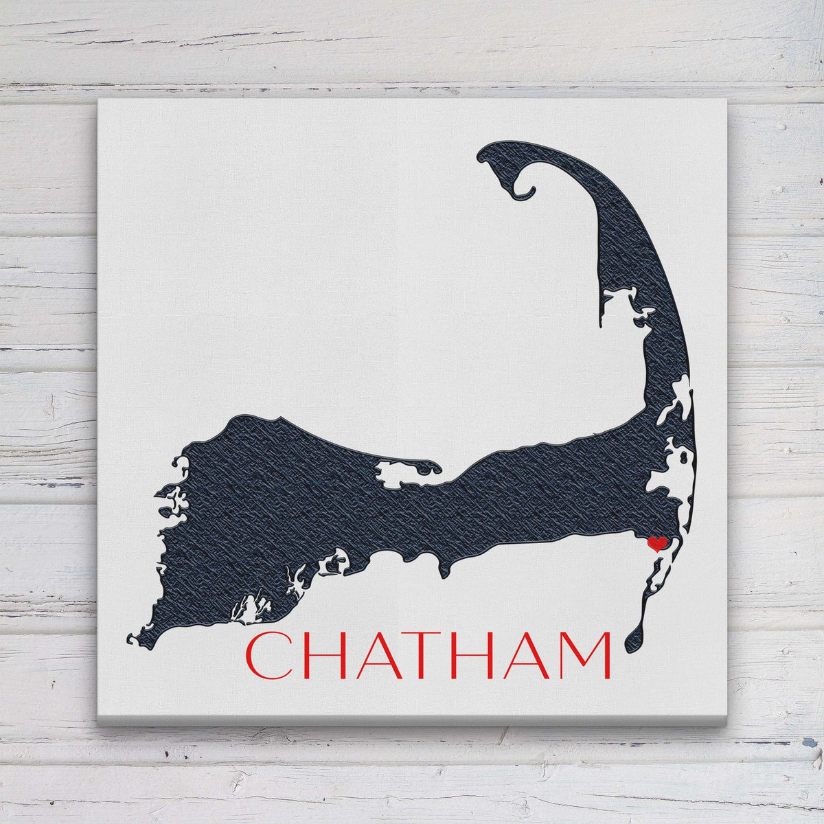 Cape Cod Canvas Customizable Silhouette Wall Decor - Off The Square Designs - Flyclothing LLC