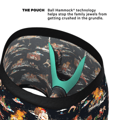 The 12 Slays of Christmas | Christmas Scene Ball Hammock® Pouch Underwear With Fly - Shinesty