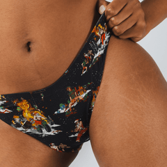 The 12 Slays of Christmas | Christmas Scene Modal Bikini Underwear - Shinesty