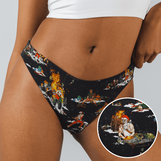 The 12 Slays of Christmas | Christmas Scene Modal Bikini Underwear - Shinesty