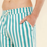 The Nantucket | Green Dock Stripe SleepDeep™ Men’s Pajama Joggers - Shinesty - Flyclothing LLC