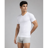 SilkCut Men’s Micro Modal V Neck Undershirts 3 Pack