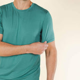 The Curacao | Teal SleepDeep™ Men’s Pajama Shirt - Shinesty - Flyclothing LLC