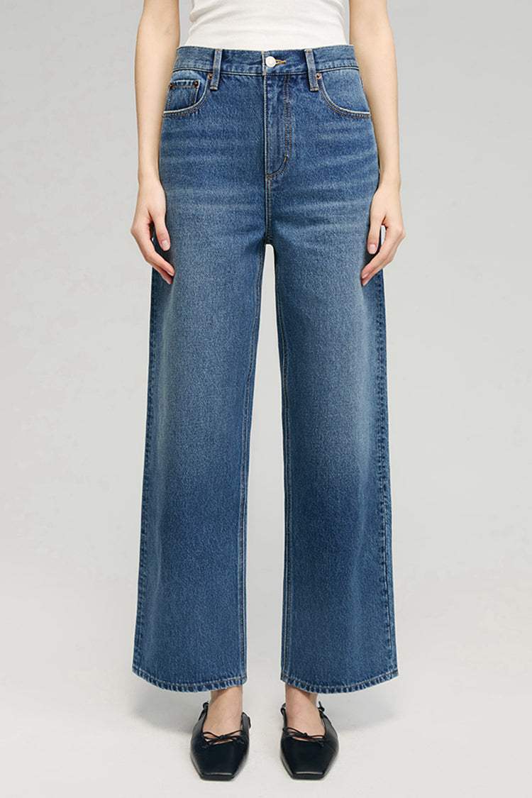 The Cityer Crop Wide Jeans HJ009 - Hey Joanie - Flyclothing LLC
