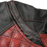 Redstrike Men’s Motorcycle Leather Jacket - First Manufacturing Company - Flyclothing LLC