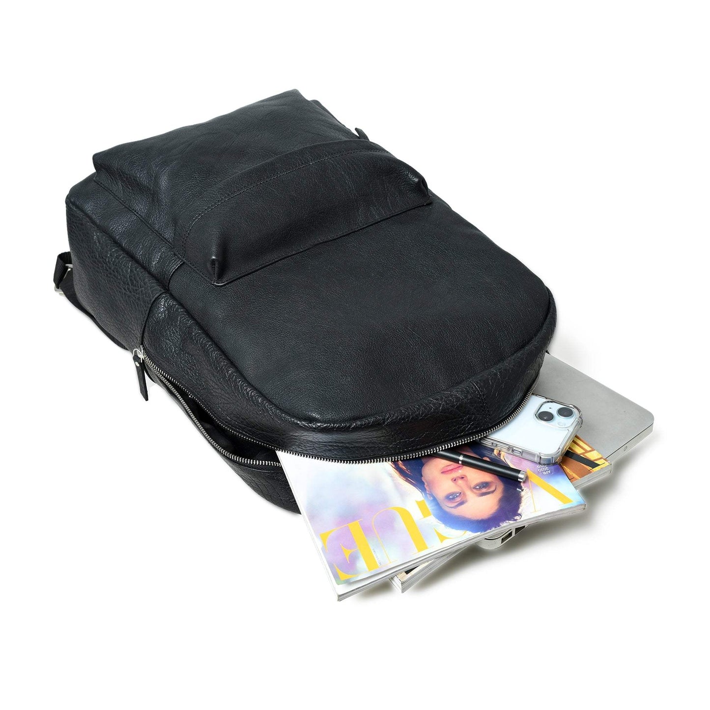 NoirTrek Leather Backpack 1.0 - Classy Leather Bags - Flyclothing LLC