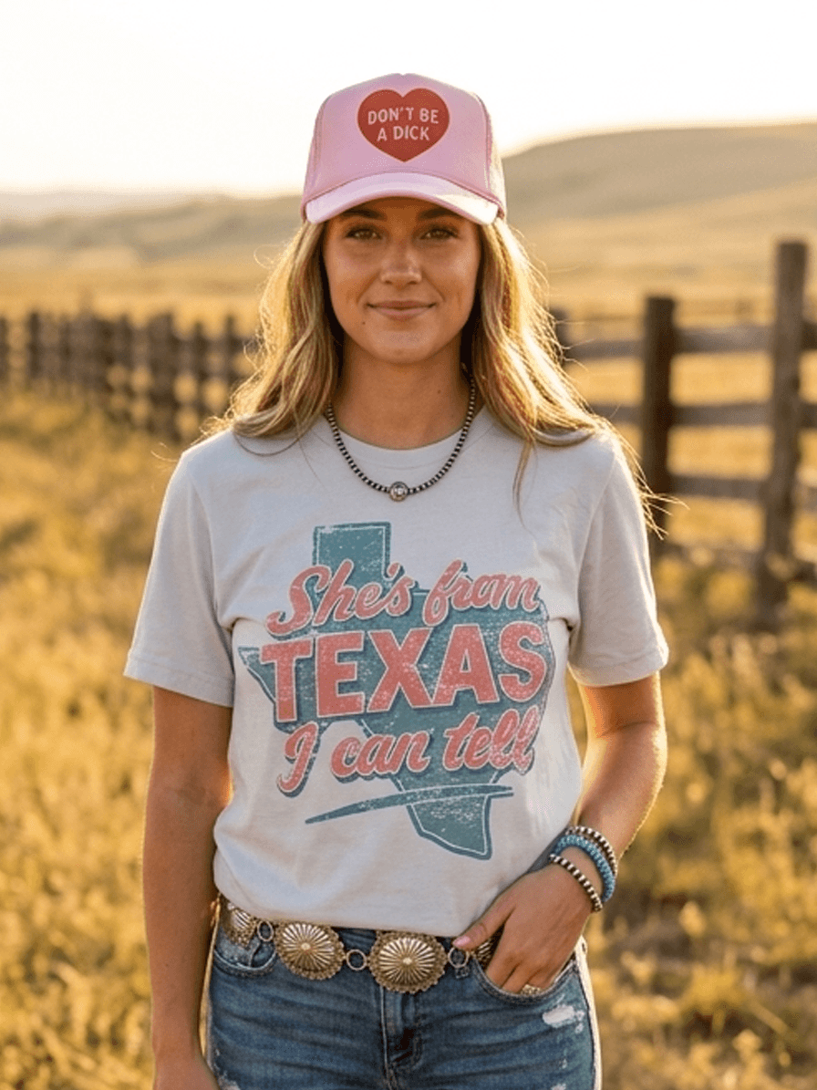 She's From Texas I Can Tell Graphic Tee - Wild Junkie - Flyclothing LLC