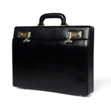 Black Office Suitcase Briefcase - Classy Leather Bags - Flyclothing LLC