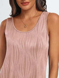 Round Neck Wide Strap Tank - Trendsi - Flyclothing LLC