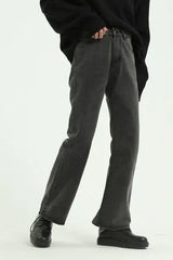 Straight Leg Jeans with Pockets - Trendsi - Flyclothing LLC