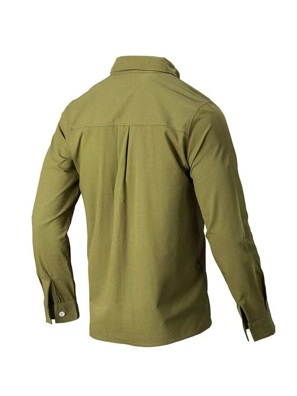 Men's Full Size Collared Neck Button Down Shirt Plus Size - Trendsi - Flyclothing LLC