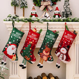 Printed Christmas Stocking Hanging Widget - Trendsi