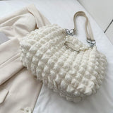 Bubble Textured Tote Bag - Trendsi - Flyclothing LLC