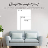 Family Watercolor Portrait Sign - Tailored Canvases - Flyclothing LLC