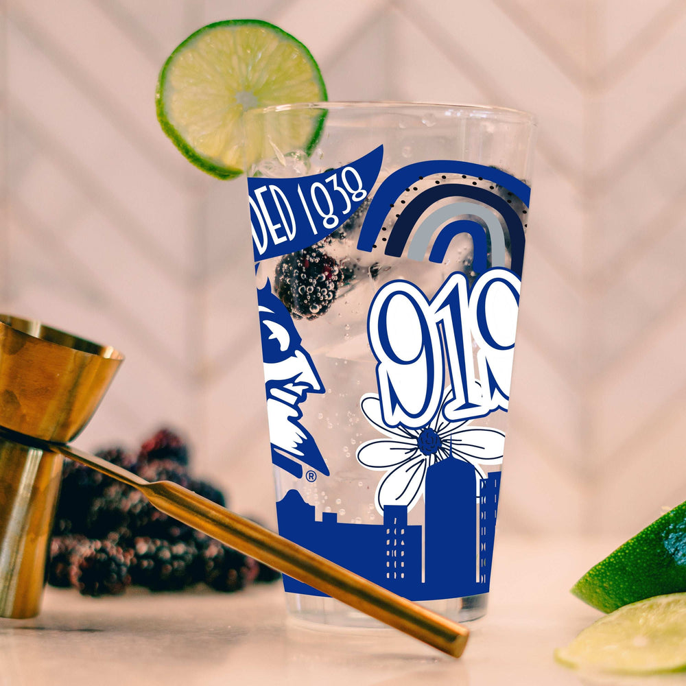 Duke 16oz Native Pint Glass - Logo Brands - Flyclothing LLC