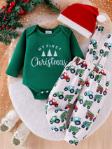 Children's My First Christmas Outfit Set - Trendsi - Flyclothing LLC