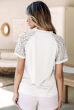 Round Neck Short Sleeve T-Shirt - Trendsi - Flyclothing LLC