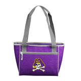 East Carolina Crosshatch 16 Can Cooler Tote