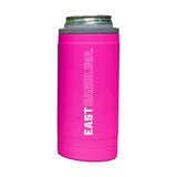 East Carolina 12oz Electric Stacked Soft Touch Slim Coolie