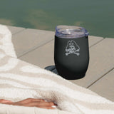 East Carolina Black 16oz Etch Powder Coat Curved Beverage