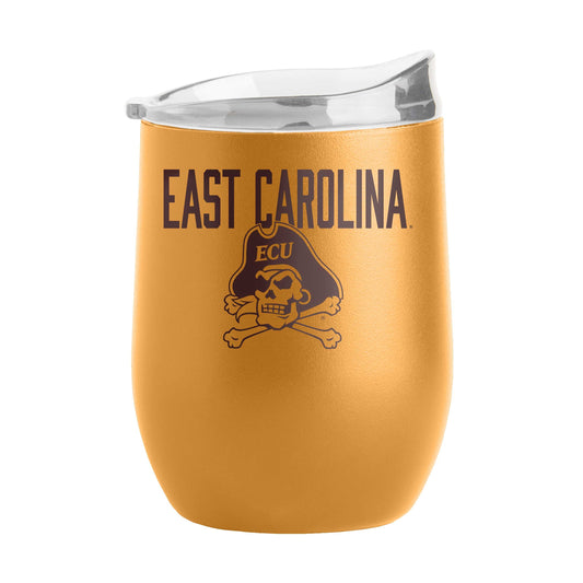 East Carolina 16oz Huddle Powder Coat Curved Bev - Logo Brands - Flyclothing LLC