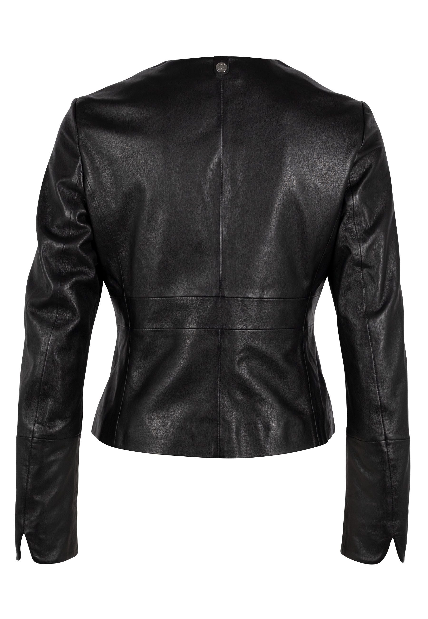 Diane CF Leather Jacket, Black